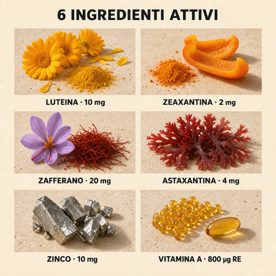 EyeGuard Active — sei ingredienti attivi e quantità
