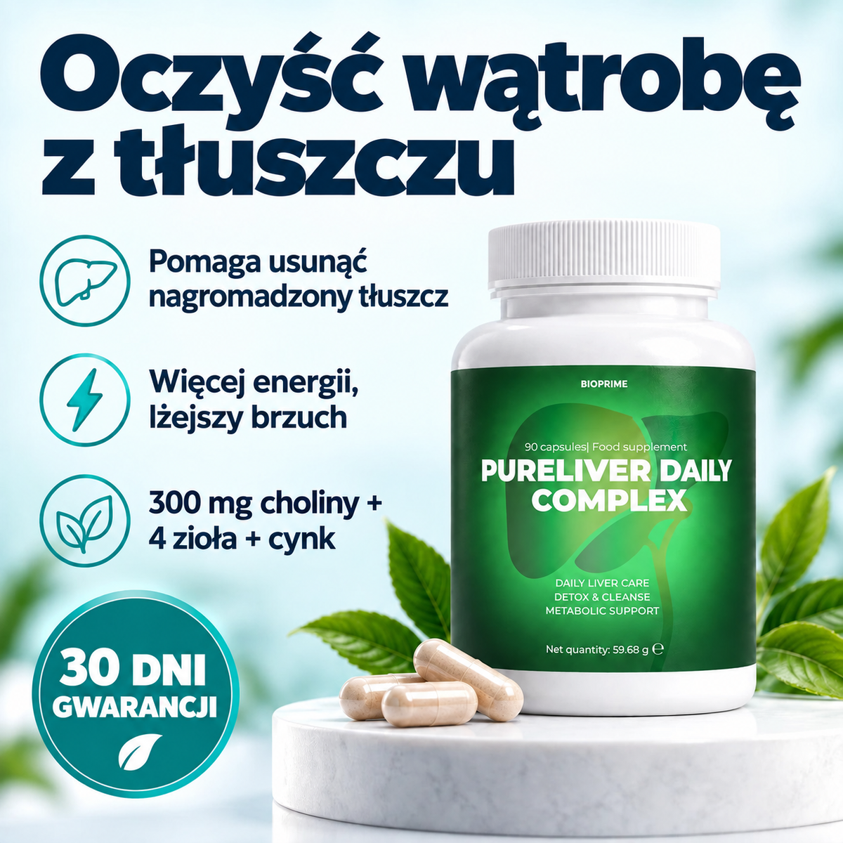 PureLiver — oczyść wątrobę z tłuszczu